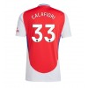 Arsenal Riccardo Calafiori #33 Heimtrikot 2024-25 Kurzarm